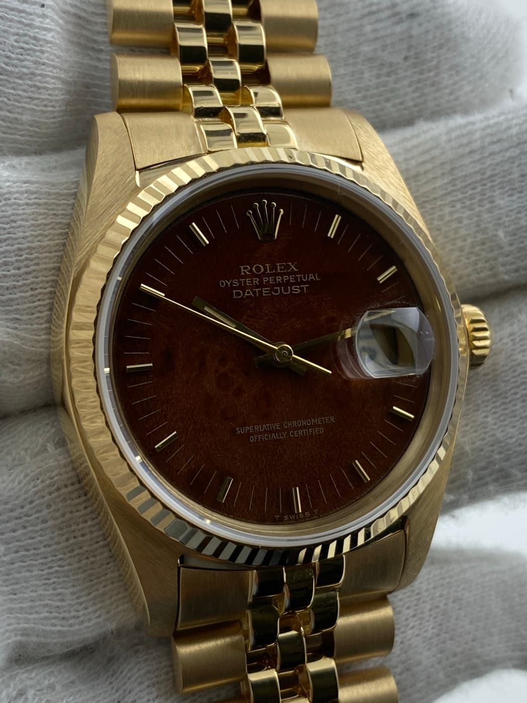Rolex Datejust 36 “Burl Wood”