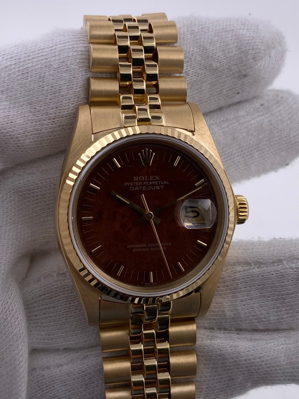 Rolex Datejust 36 “Burl Wood” – View 2