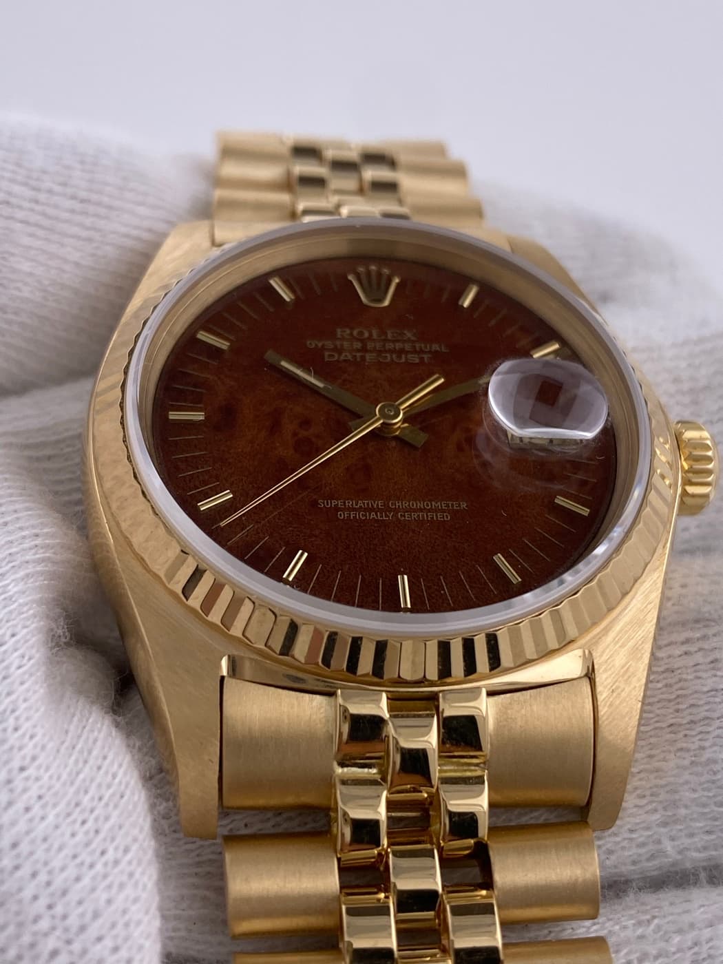 Rolex Datejust 36 “Burl Wood” – View 3