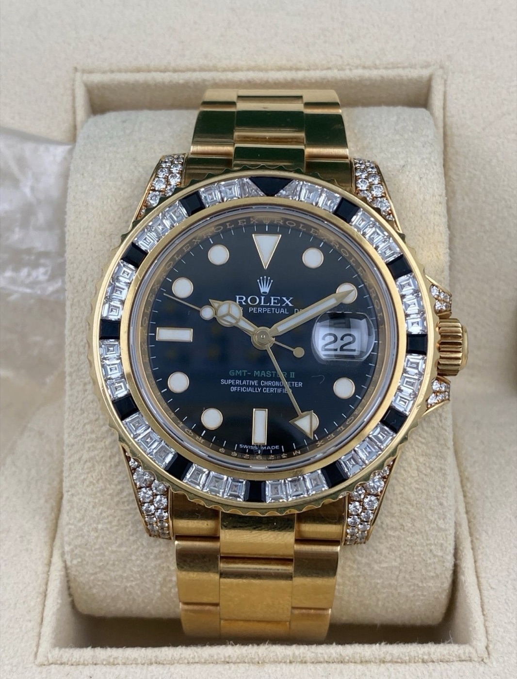 Rolex GMT-Master II “Factory Iced Out”